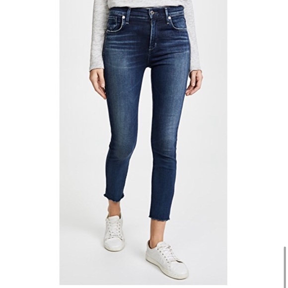 Agolde Denim - AGOLDE Sophie Hi Rise Skinny Crop